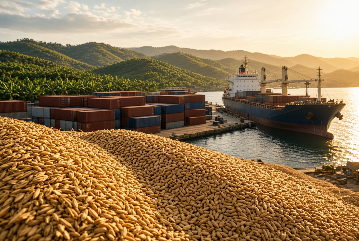 Puerto y commodities agrícolas